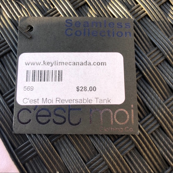 New w tags reversible seamless lilac workout tank - Picture 3 of 4